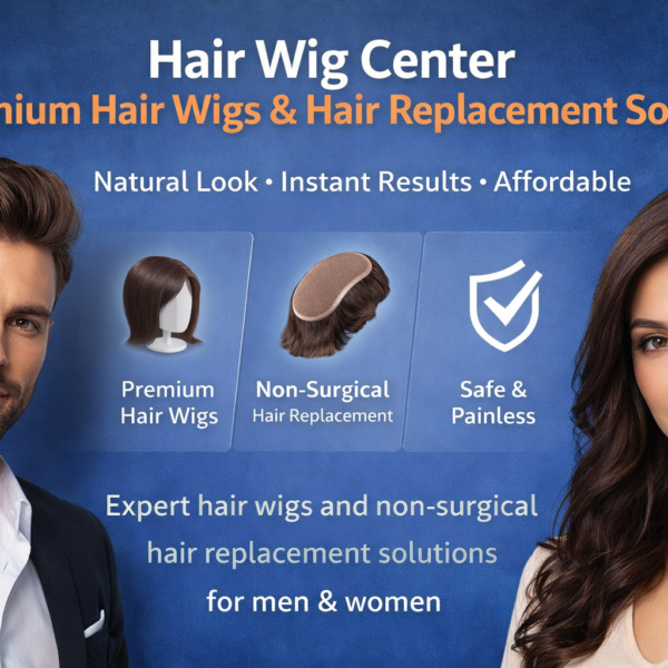 Hair Wig Center premium hair wigs and non surgical hair replacement solutions for men and women natural look