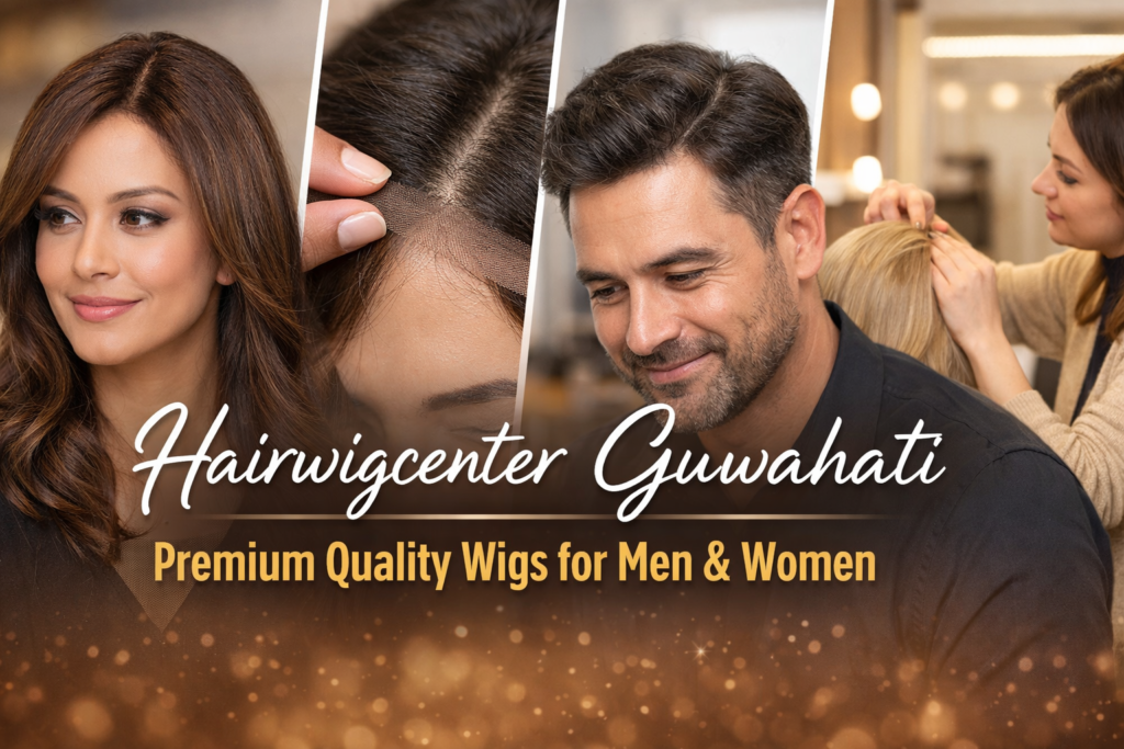 Premium quality wigs for men and women at Hairwigcenter Guwahati with natural human hair look