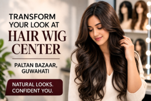 Transform Your Look at Hair Wig Center Paltan Bazaar, Guwahati with natural-looking wigs. Enhance your confidence and style with high-quality hair solutions.