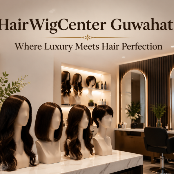 Premium hair wigs displayed at HairWigCenter Guwahati – Where Luxury Meets Hair Perfection