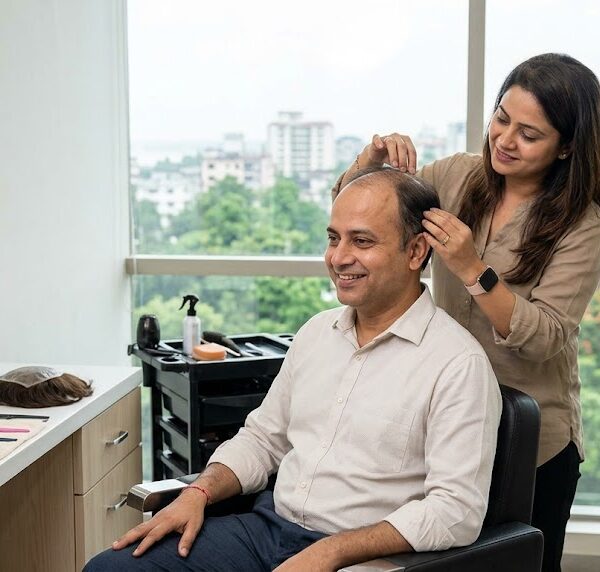 Hair Wig Center Guwahati offering advanced hair replacement solutions with natural looking hair wigs