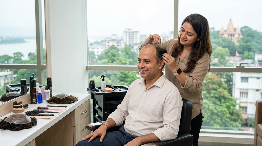 Top Hair Replacement Centre in Guwahati | Advanced Hair Wig Techniques for Confidence & Style
