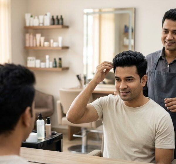 Professional non surgical hair replacement consultation at Hair Wig Centre Guwahati for natural looking hair solutions