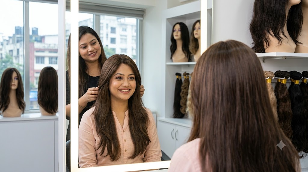 Natural Hair Wigs in Guwahati Hair Wig Center Premium Hair Replacement Solutions for Men and Women